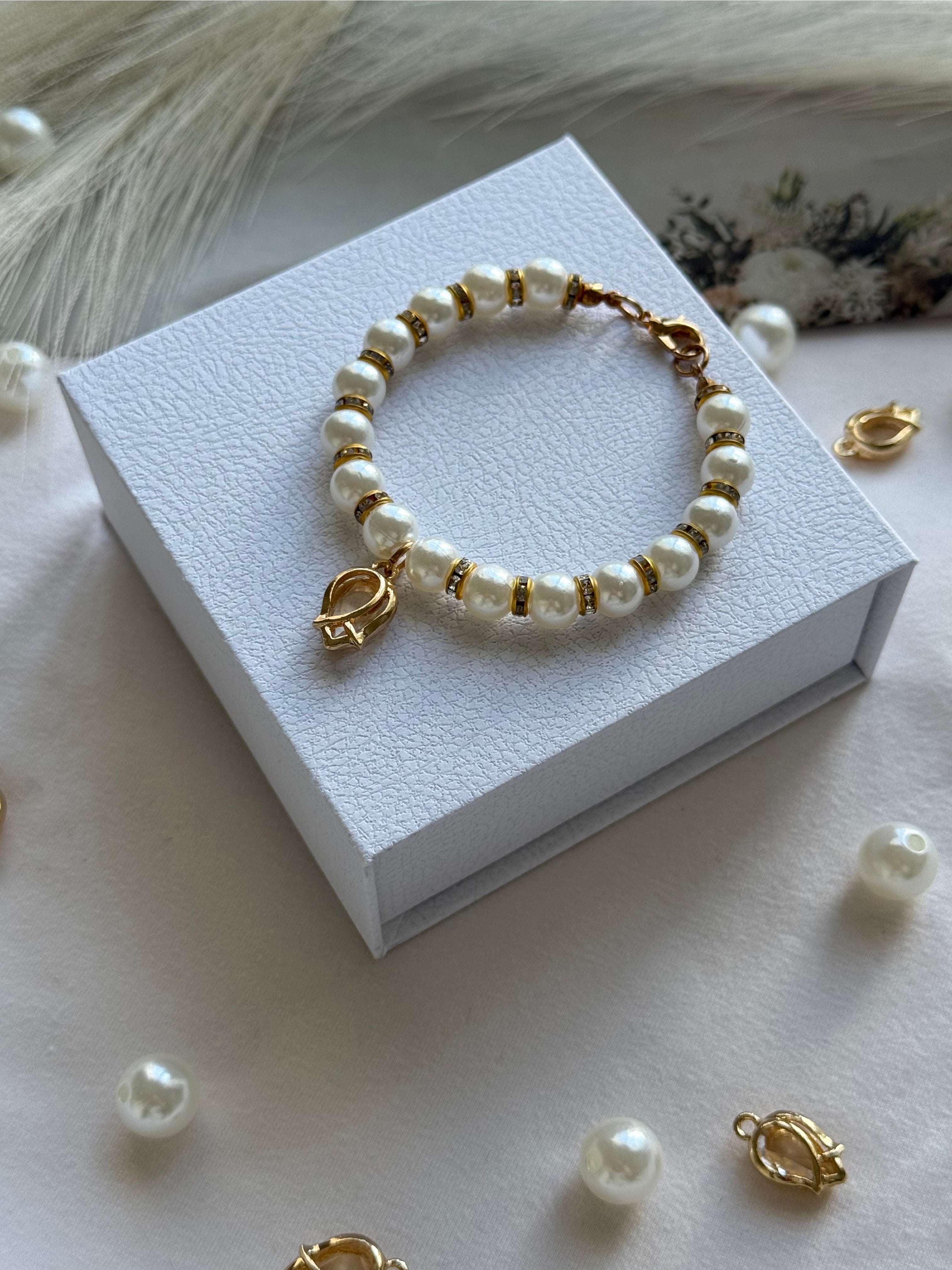 Classic Pearl Drop Bracelet