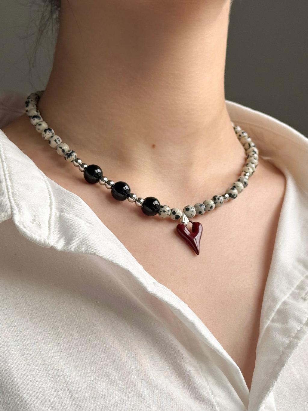 Paris Heart Necklace