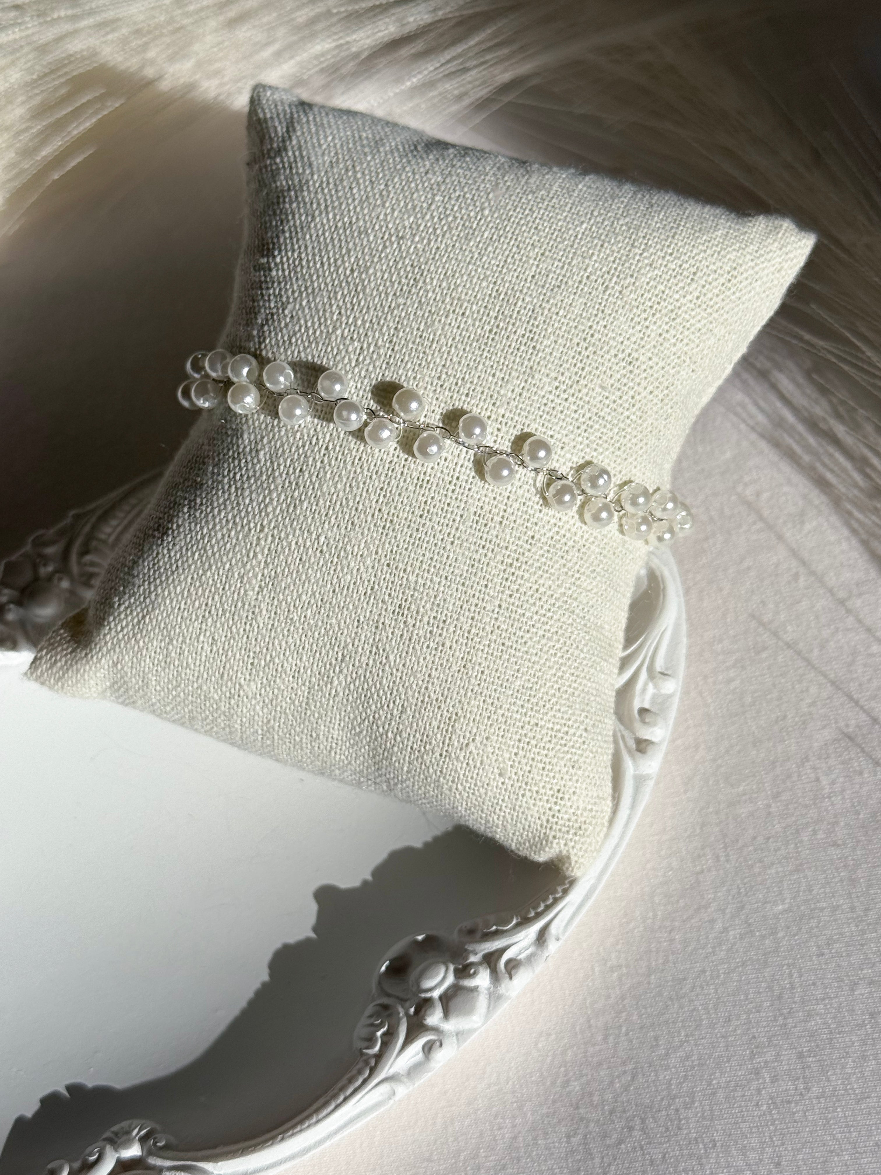 Silk Pearl Bracelet