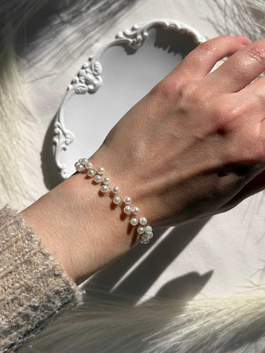 Silk Pearl Bracelet