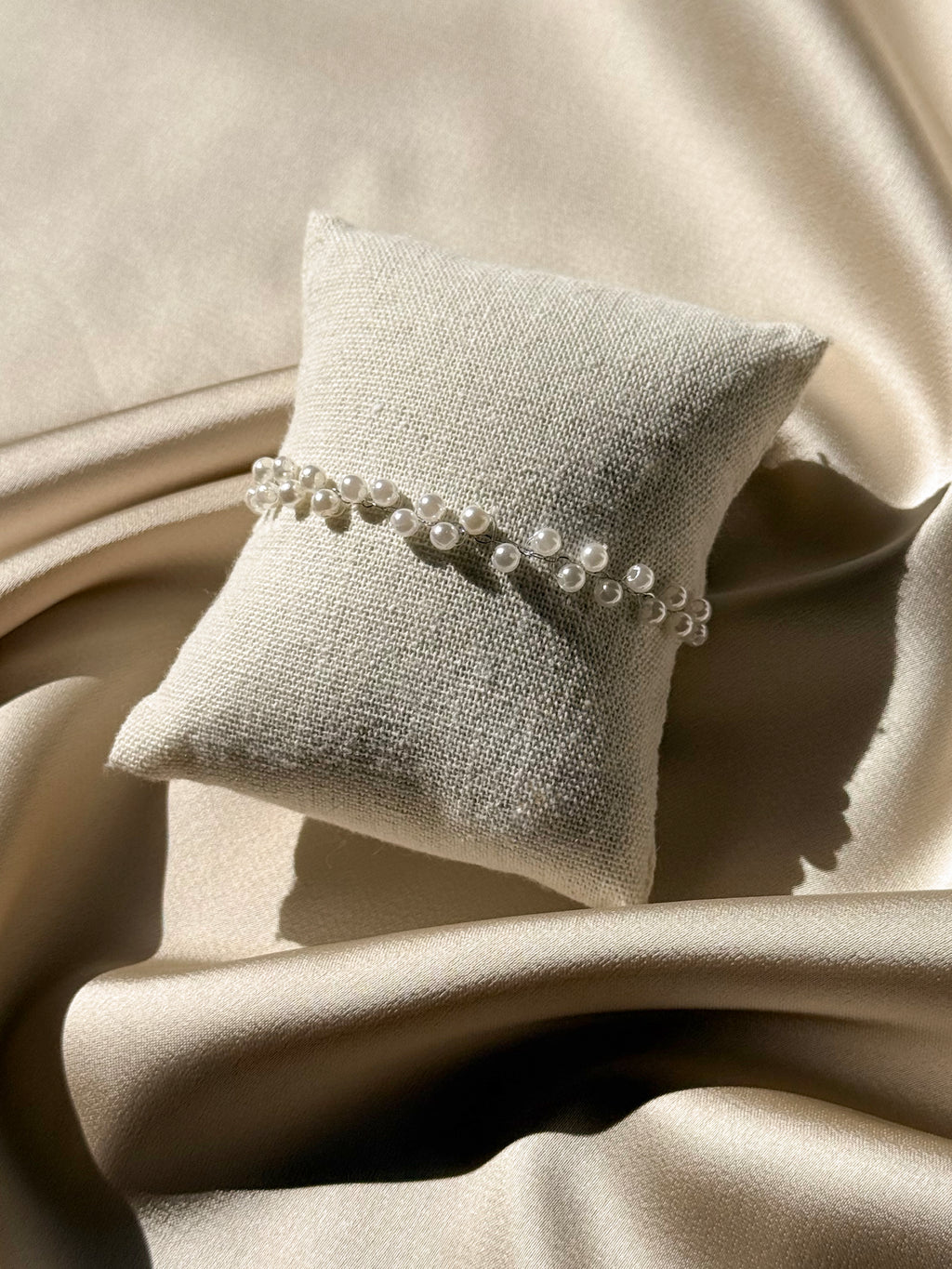 Silk Pearl Bracelet