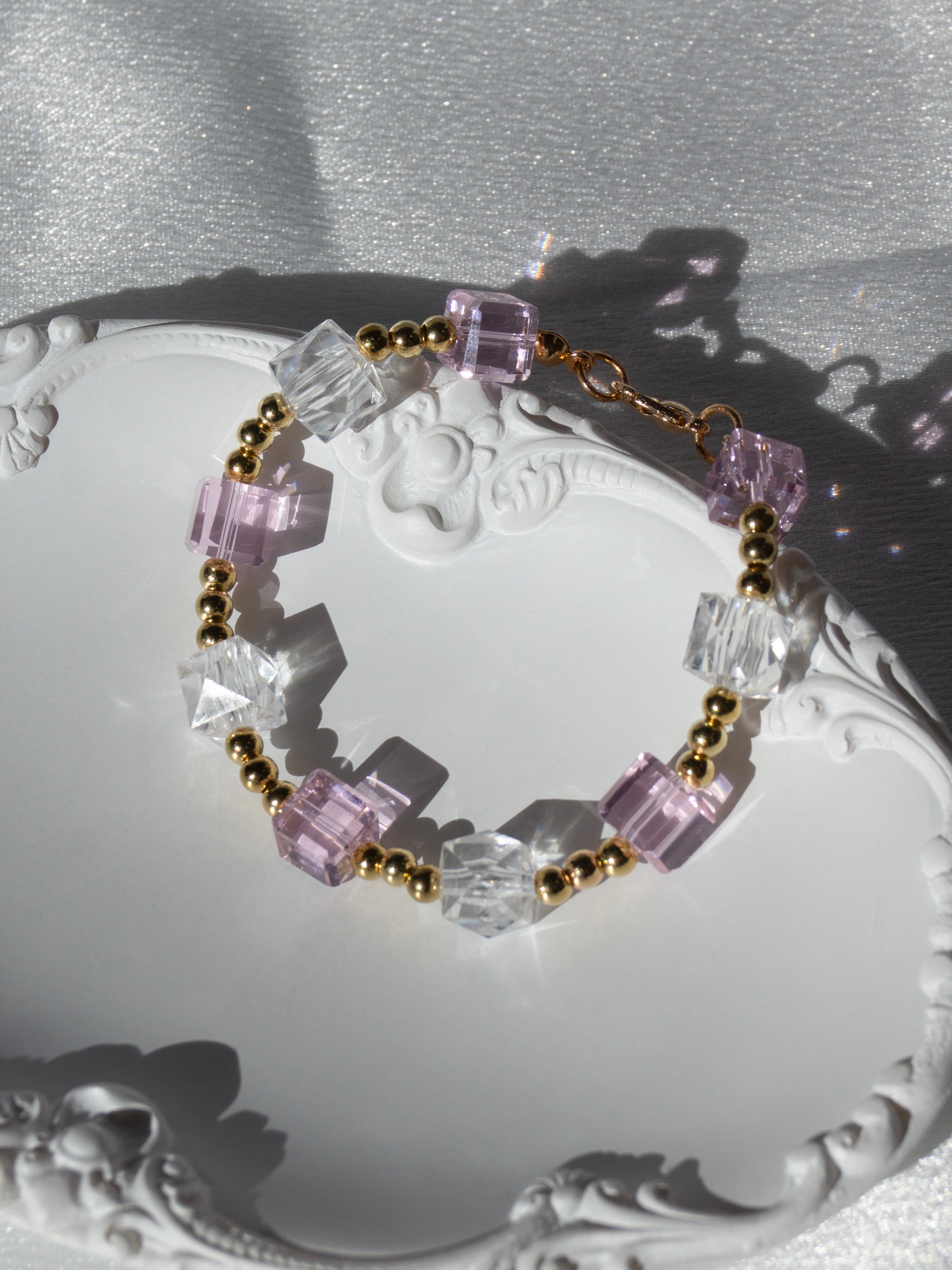 Pink Crystal Bracelet