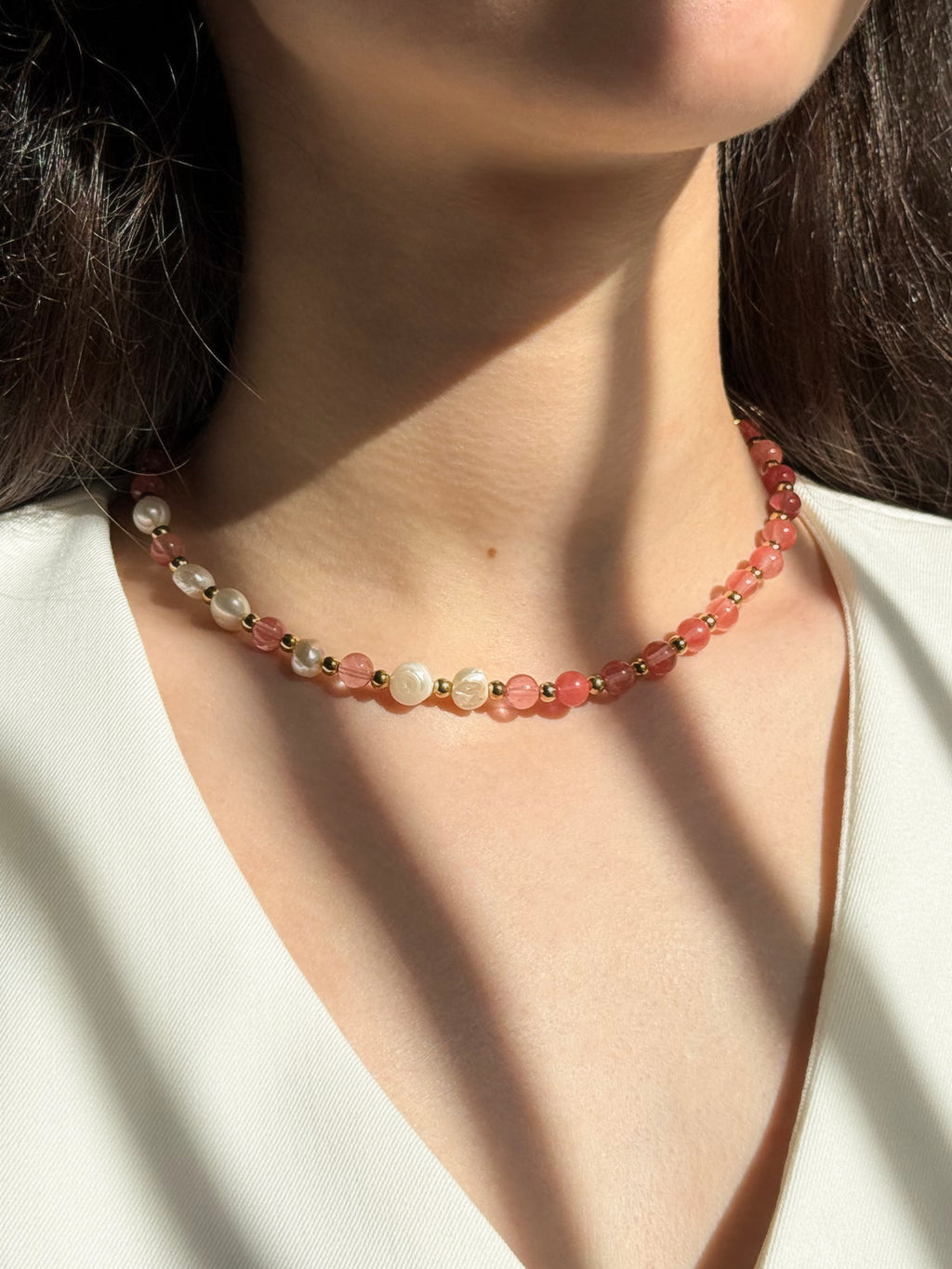 Rosé Lumière Necklace