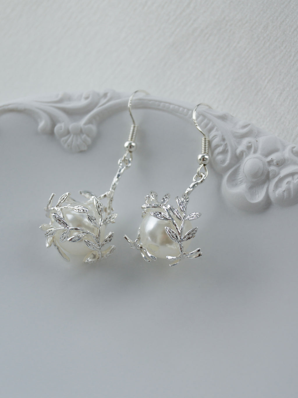 Silver Blossom Earrings