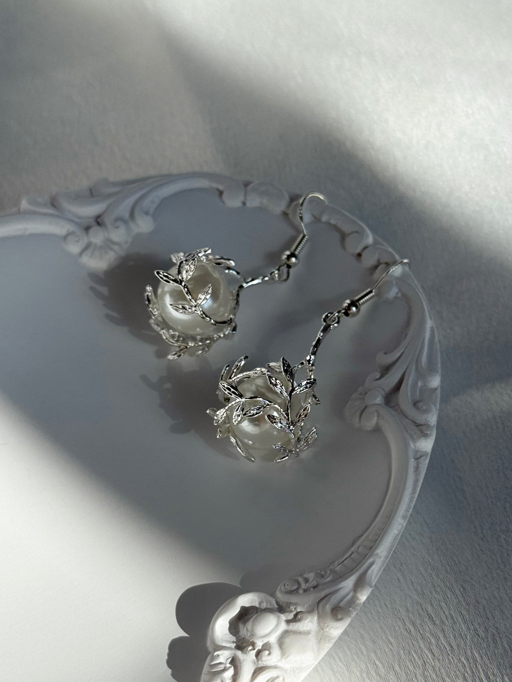 Silver Blossom Earrings